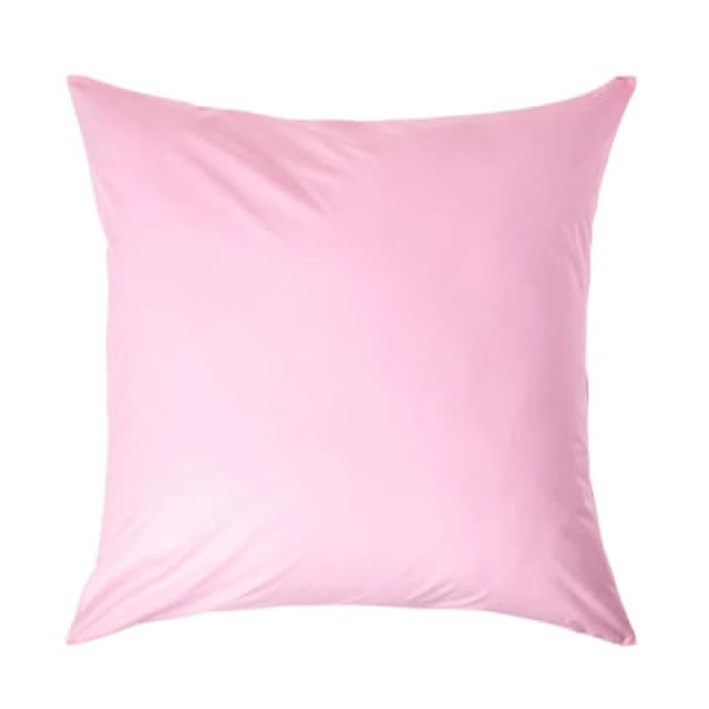 Homescapes Continental Egyptian Cotton Pillowcase 200 TC, 80 x 80cm Pink