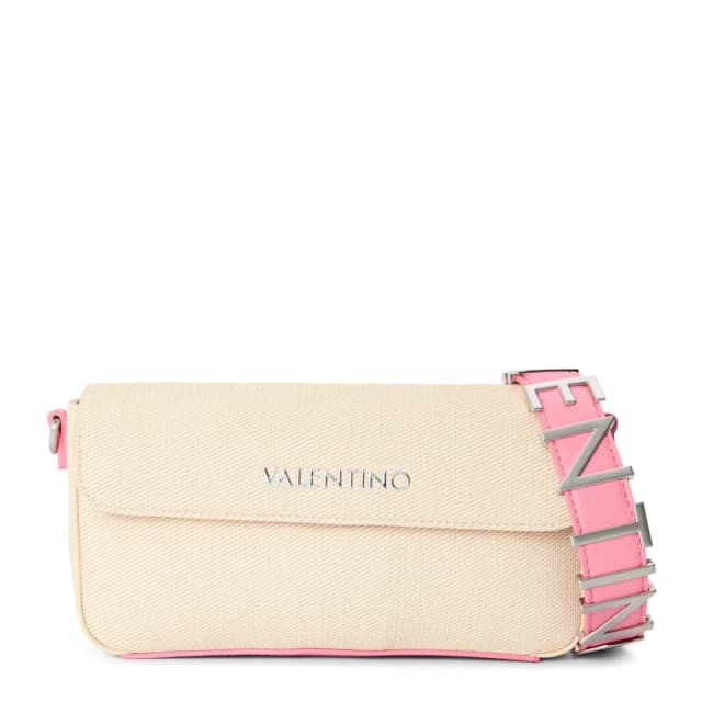Valentino Womens Alexia Flap Crossbody Bag NAT/ROSA female One Size