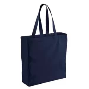 Westford Mill Canvas Classic Shopper Bag - 26 Litres (One Size) (French Navy)