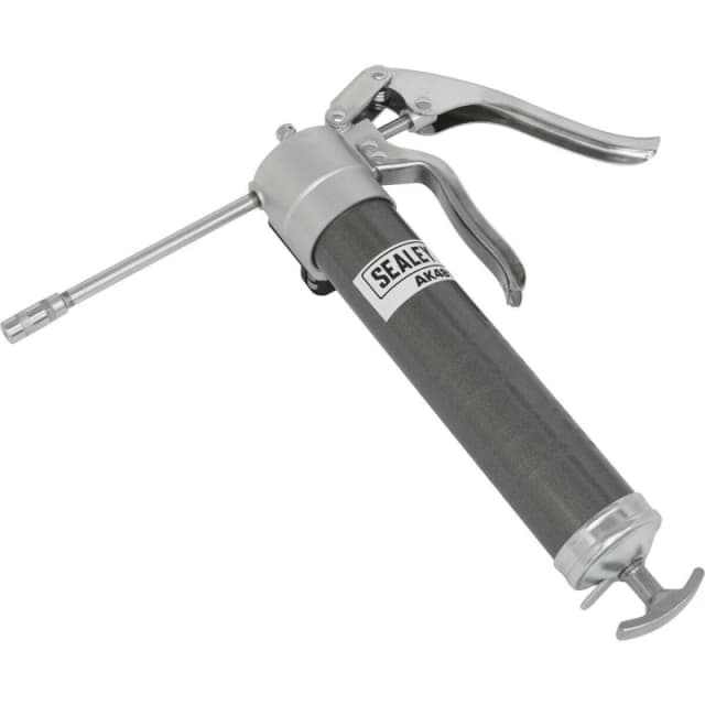 Loops Quick Release Pistol Type Grease Gun - 3-Way Fill - Rigid Delivery Tube Multi