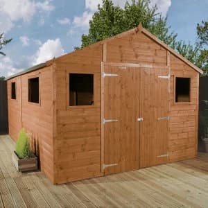 Mercia Pressure Treated Shiplap Apex Workshop - 12 x 10ft