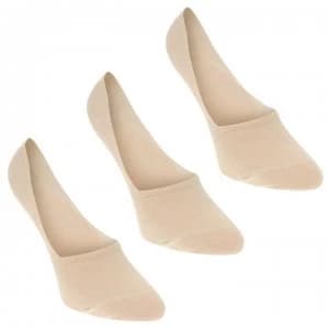 Calvin Klein Invisible Socks 3 Pack - Sand