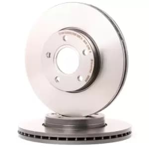 PAIR PAINTED BREMBO BRAKE DISCS 09.9464.11