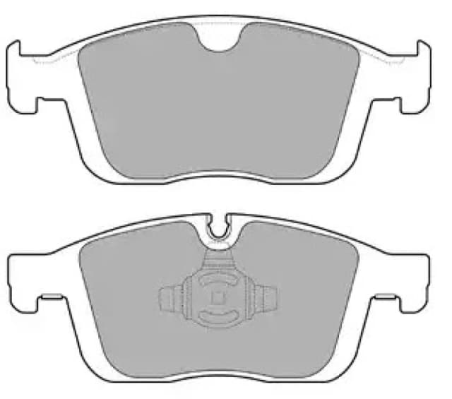 A.B.S. 35143 Brake pad set prepared for wear warning indicator Brake Pad Set,disc brake (402)