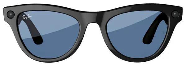Ray-Ban Meta Ray-Ban Meta Skyler, Shiny Black, Cerulean Blue