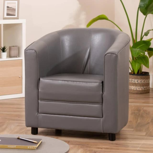 Artemis Home Aspen Tub Chair in Grey Grey Unisex
