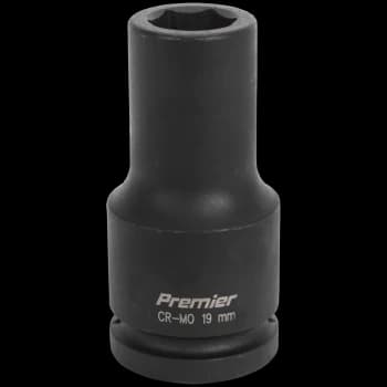 Sealey 3/4" Drive Deep Hexagon Impact Socket Metric 3/4" 19mm