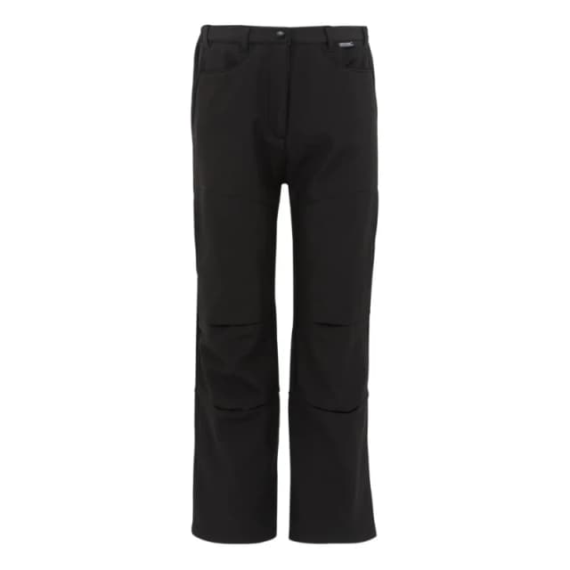 Regatta Boys Softshell Walking Trousers 9-10 Years - Waist 61-64cm (Height 135-140cm) Black RKJ140B-800-9