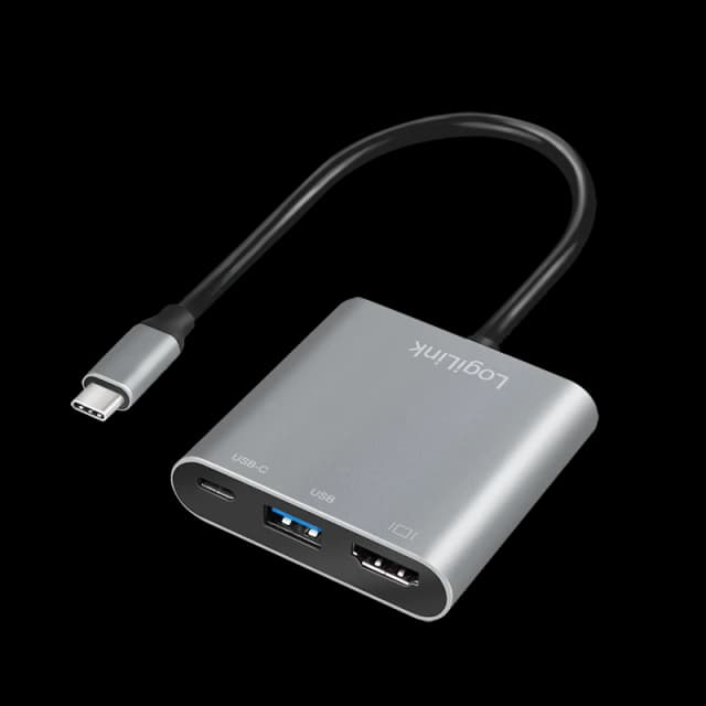 LogiLink 0.15M USB TYPE C TO USB TYPE C. HDMI & USB 3.0 ADAPTER