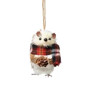 Woodland Hedgehog Brush Animal Decoration
