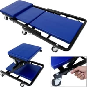 Car Creeper Folding Mechanics Stool 36-inch Heavy Duty Convertible Crawler Board 6 rotatable wheels