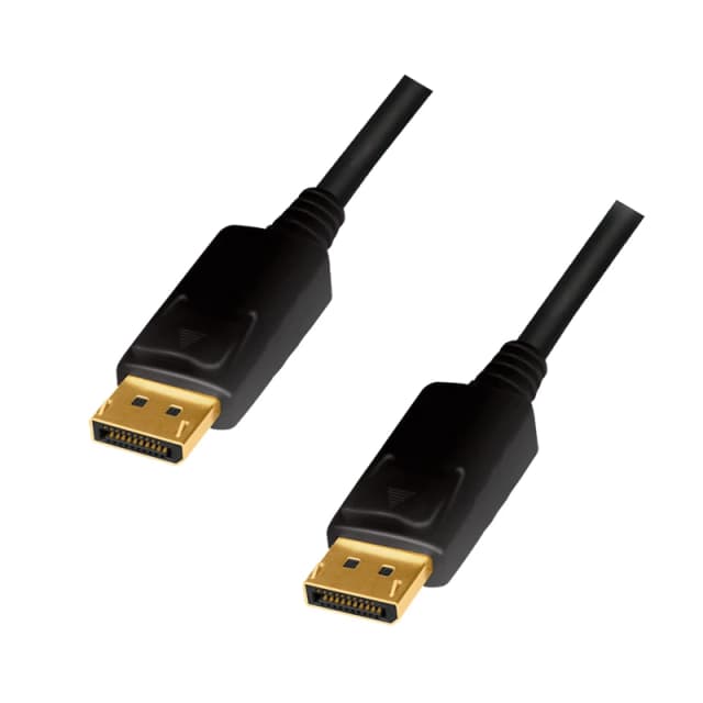 LogiLink CD0101 DisplayPort cable 2m Black