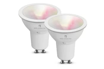 4lite Smart GU10 LED Bulb 350 Lumens Dimmable Wiz Connect Colour Selectable Warm White 2 Pack