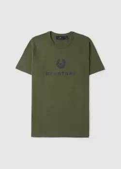 Belstaff Mens Signature T-Shirt In True Olive