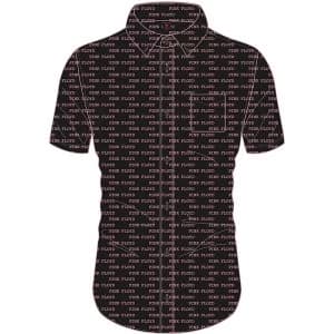 Pink Floyd - Courier Pattern Unisex Large T-Shirt - Black