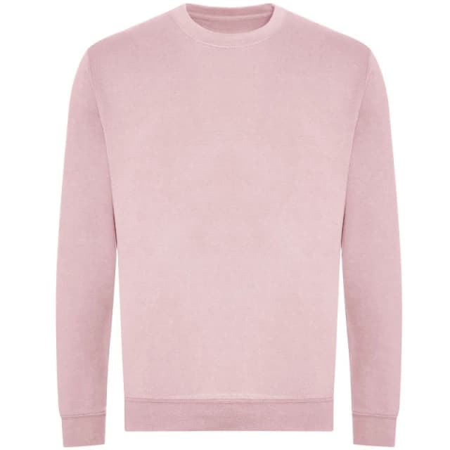 AWDis AWDis Men Plain Sweatshirt in Baby Pink Size: X-Small Baby Pink XS Male 5059699653993