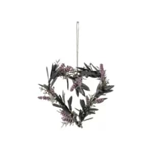Crossland Grove Lavender Heart Purple (2Pk) D220Mm