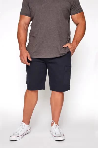 BadRhino Stretch Cargo Shorts Blue