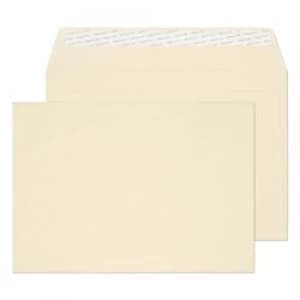 Creative Senses Feltmark Coloured Envelopes C5 Peel & Seal 162 x 229mm Plain 145 gsm Ivory Pack of 125
