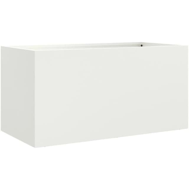VIDAXL Planter White 62x30x29cm Steel Vidaxl 8721012364486