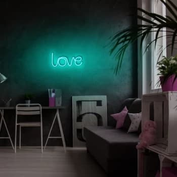 Love - Blue Blue Wall Lamp