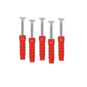 Moderix Universal Wall Plugs Nylon Plug Rawl for DIY and Screws - Size 4 x 50mm,