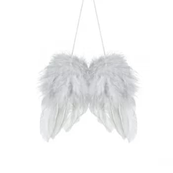 White Feather Hanging Wing Small by Heaven Sends