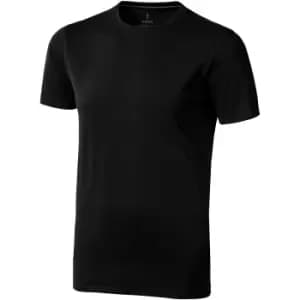 Elevate Mens Nanaimo Short Sleeve T-Shirt (M) (Solid Black)