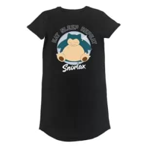 Pokemon - Sleeping Snorlax (T-Shirt Dress) Ex Ex Large