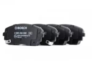 Bosch Brake Pads KIA 0 986 494 688 581011YA00,581011YA30,581011YA00 Disk Pads,Brake Pad Set, disc brake 581011YA30,581011YA35,581011YA40,581011YA45