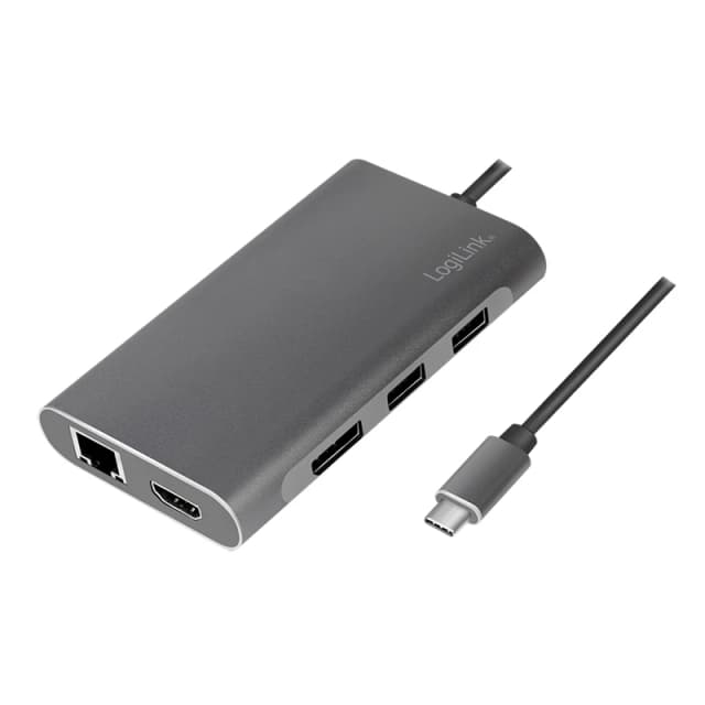 LogiLink UA0382 laptop dock/port replicator Wired USB 3.2 Gen 1 (3.1 G
