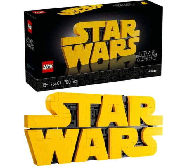 LEGO Star Wars 75407 Brick-Built Star Wars Logo Set for Adults 5702017817583