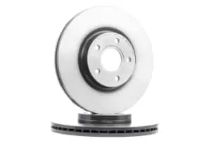 PAIR PAINTED BREMBO BRAKE DISCS 09.9468.11