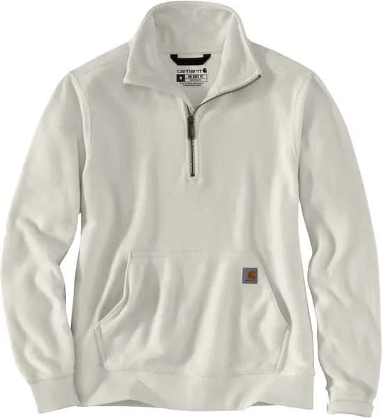 Carhartt Midweight Half Zip Ladies Sweatshirt, white, Size L for Women