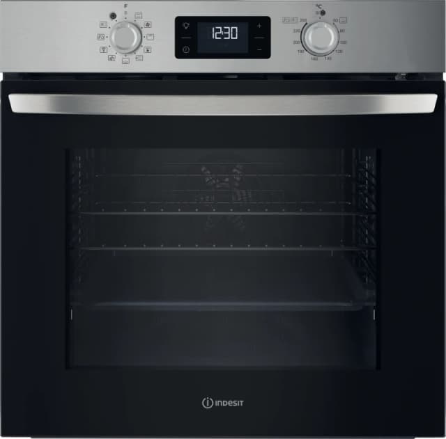 Indesit Turn&Go IO 278P1 X UK Electric Pyrolytic Oven - Stainless Steel 8050147705421