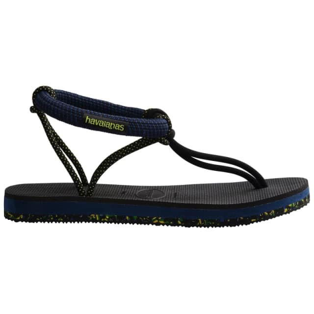 Havaianas Womens Cosmo Madrid Black Flip Flops Black female 3
