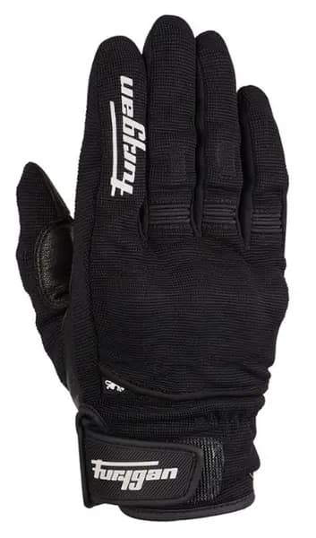 Furygan Jet Lady All Season D3O Black White Motorcycle Gloves Size S