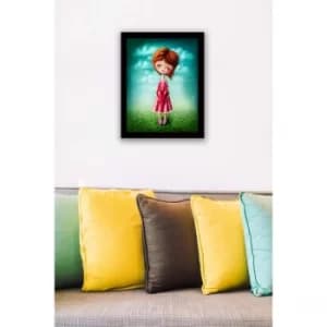 SC0163 Multicolor Decorative Framed MDF Painting