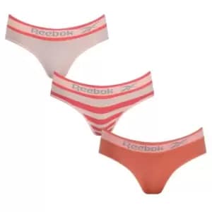 Reebok 3 Pack Bona Briefs Womens - Orange