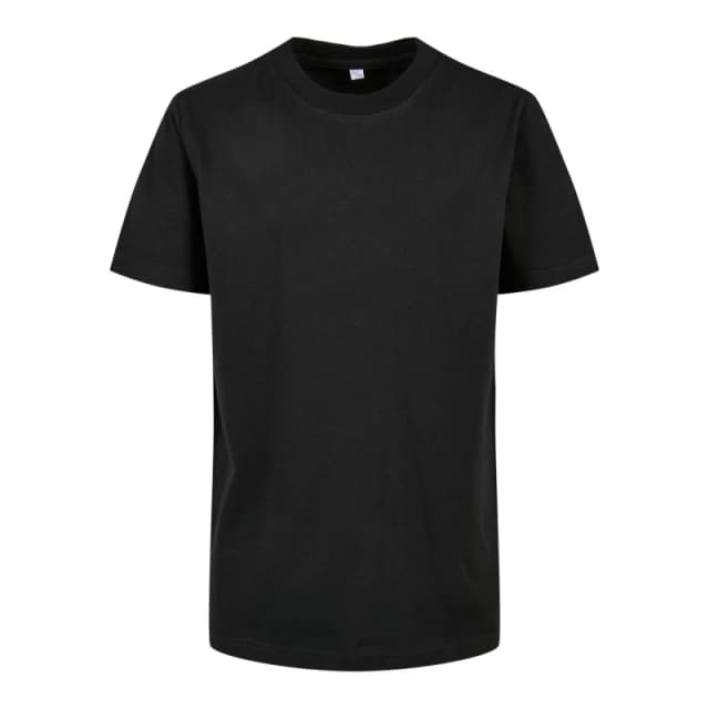 Build Your Brand Basic T-Shirt in Black Size: 4-6 Years Black Unisex 4-6 Years