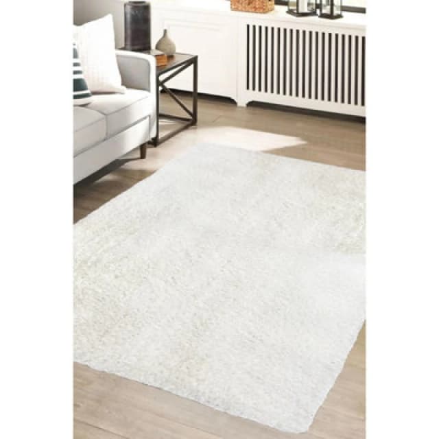 Homemaker Snug Plain Shaggy Cosy Rug Ivory - Homemaker - Size: 120X170 Ivory 120X170 ND76510