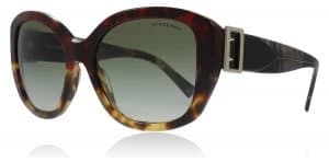 Burberry BE4248 Sunglasses Red Havana/Light Havana 36358E 57mm