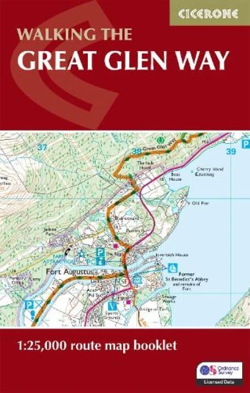 Walking the Great Glen Way Map Booklet : 1:25,000 OS Route Mapping Paperback / softback