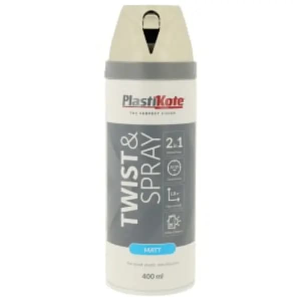Plastikote Premium Matt Aerosol Spray Paint 23118 Colour: Georgian Stone