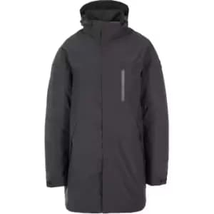 Trespass Mens Shoulton Padded Waterproof Breathable Jacket (XS) (Black)