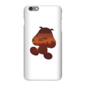 Nintendo Super Mario Goomba Silhouette Phone Case - iPhone 6 Plus - Snap Case - Gloss