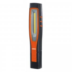 Draper Rechargeable 10W COB LED Inspection Light Orange