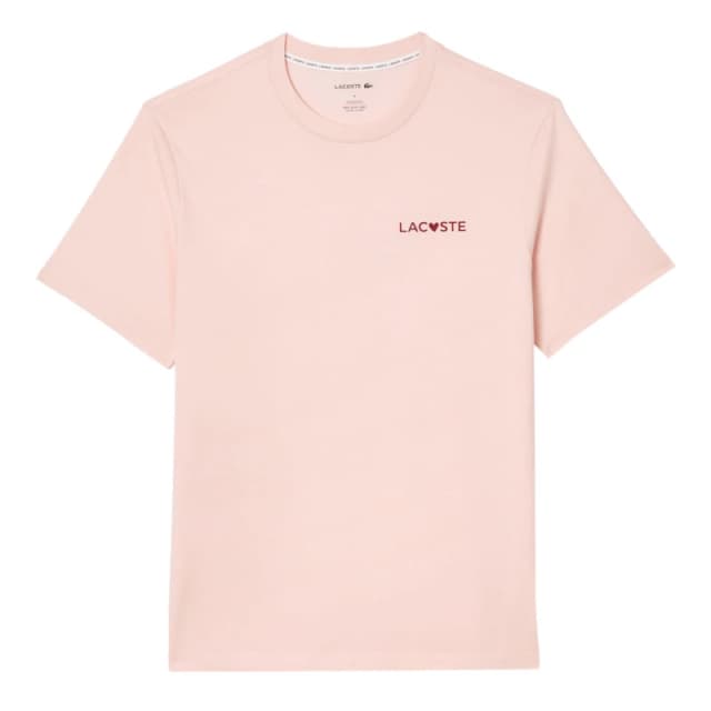 Lacoste Valentines Loungewear T-Shirt Pink male XS