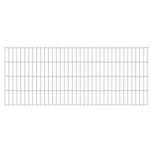 Vidaxl 2D Garden Fence Panel 2.008X0.83 M Silver