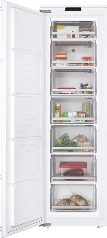 Hoover HOUS518EWK Integrated Upright Freezer with Sliding Door Fixing Kit - E Rated